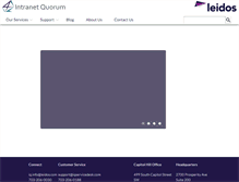 Tablet Screenshot of intranetquorum.com